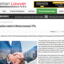 Transaction market in Mexico increases 11%